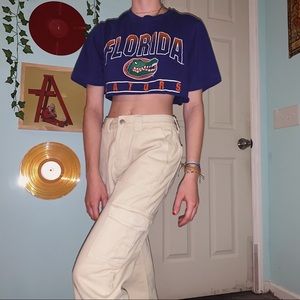Florida gators cropped tee